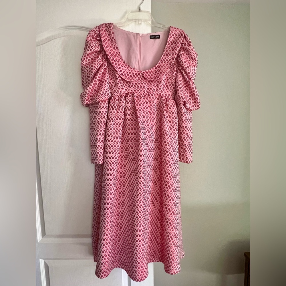 Sister Jane Theodora Jacquard Midi Dress
